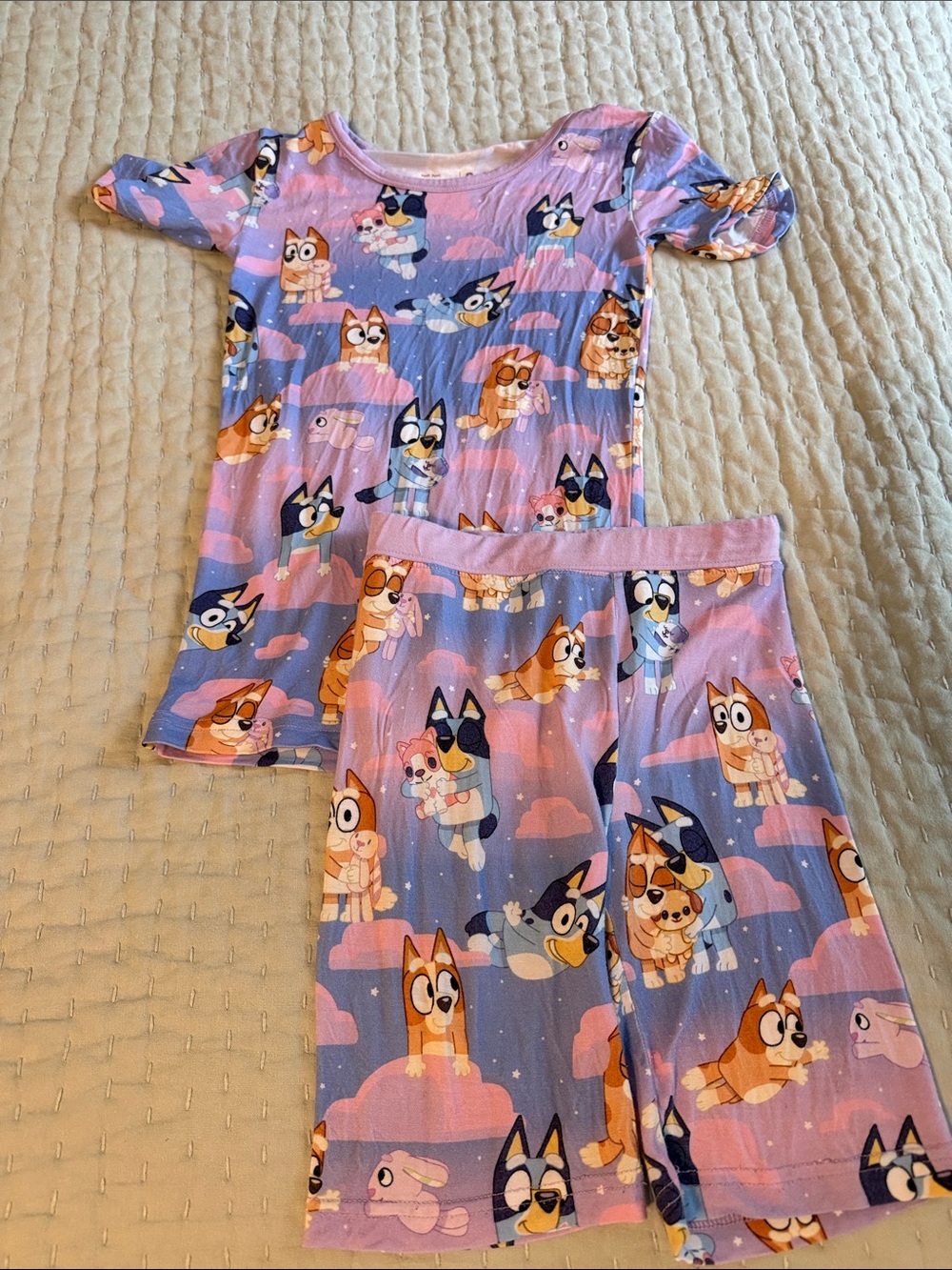 Little Sleepies Bluey Short Pajamas